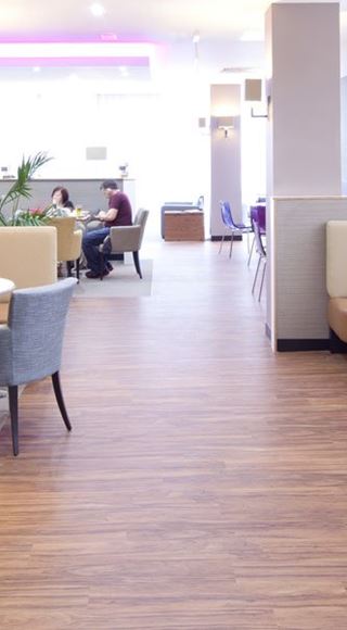 Seating area at Club Aspire Lounge Gatwick Airport North Terminal