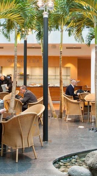 Seating Area of the Skyview Airport Lounge in Basel Mulhouse Freiburg EuroAirport