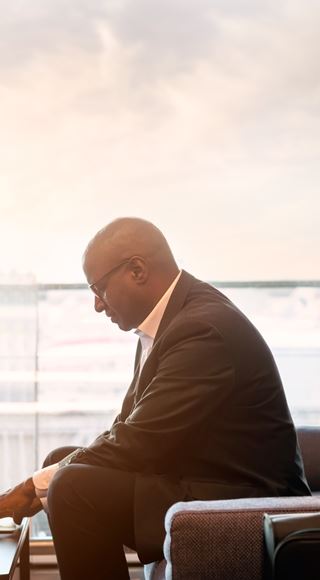 Business facilities at the new Club Aspire Lounge Gatwick Airport South Terminal