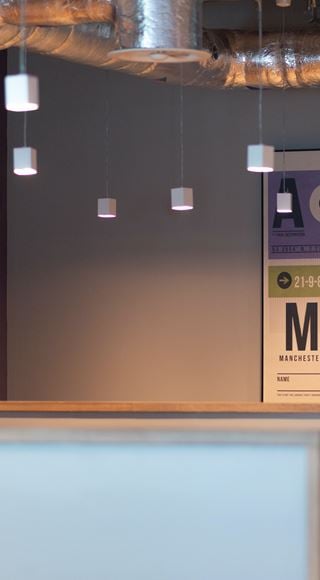 Artwork in Manchester Terminal 2 Aspire Lounge